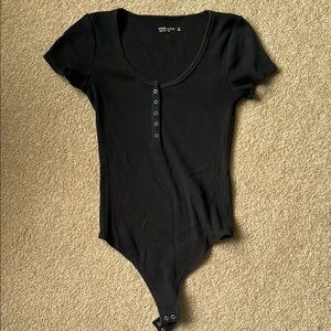 Women's Black Bodysuit